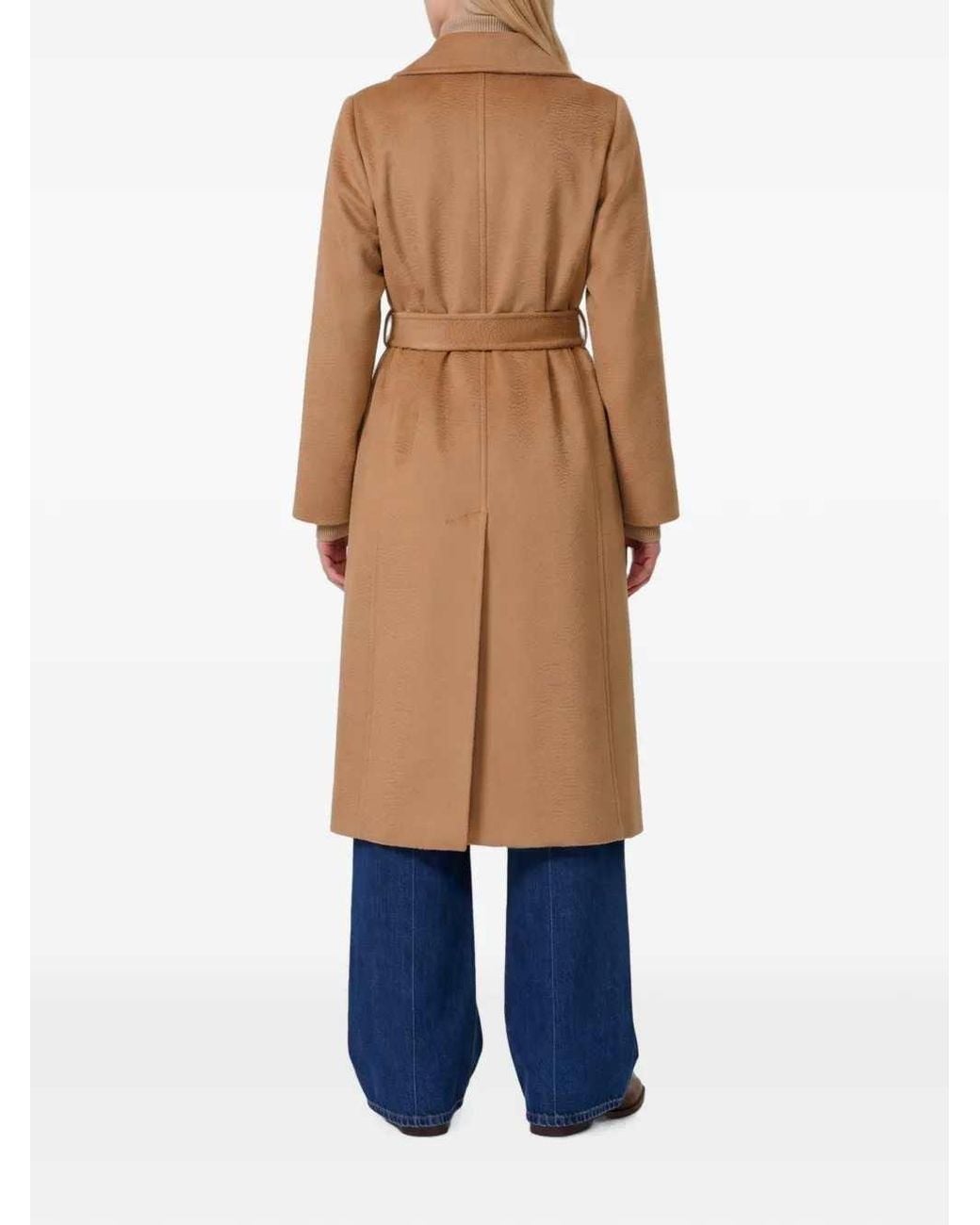 Max Mara Natural Manuela Belted Coat