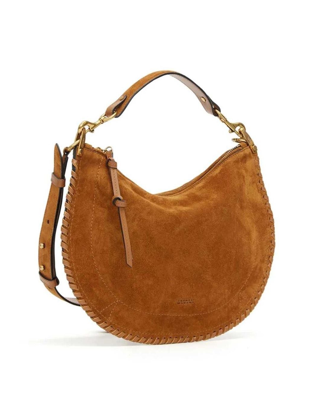 Isabel Marant Brown Marant Oskan Zip Around Shoulder Bag With Soft Design