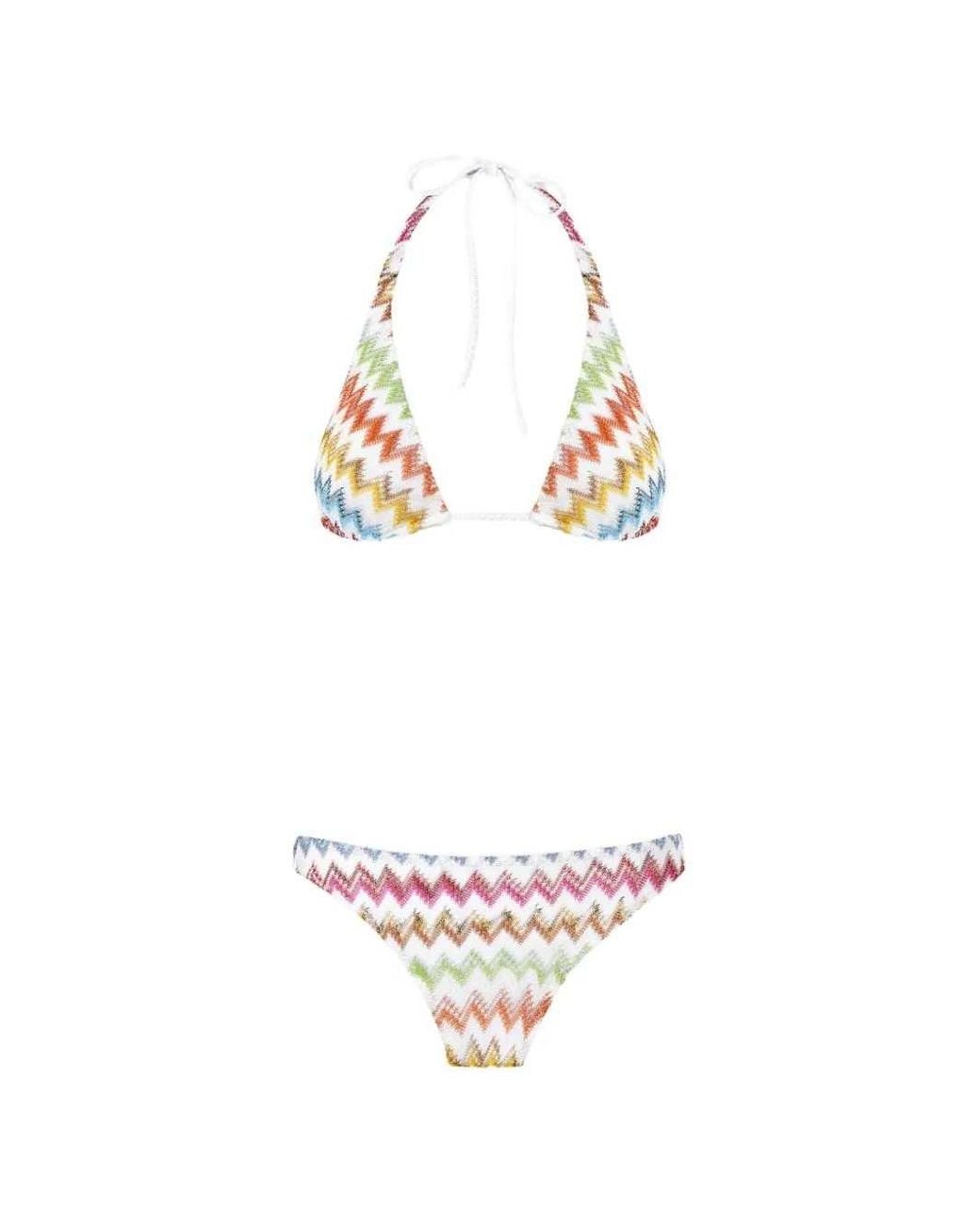 Missoni White Chevron Bikini
