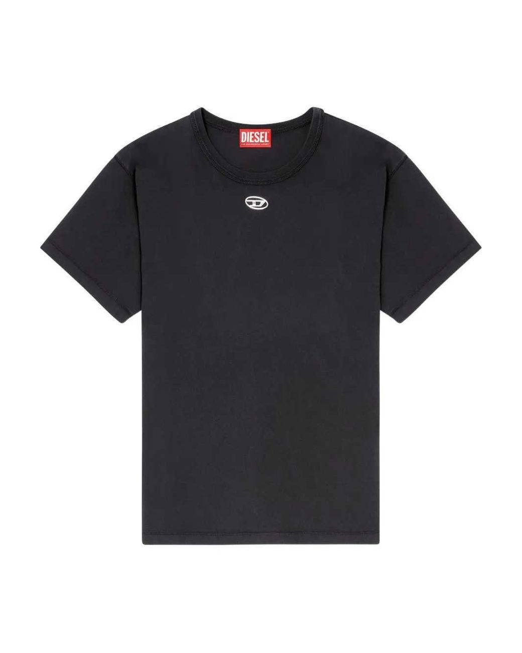 DIESEL Black T-Normy-Od-S1 T-Shirt