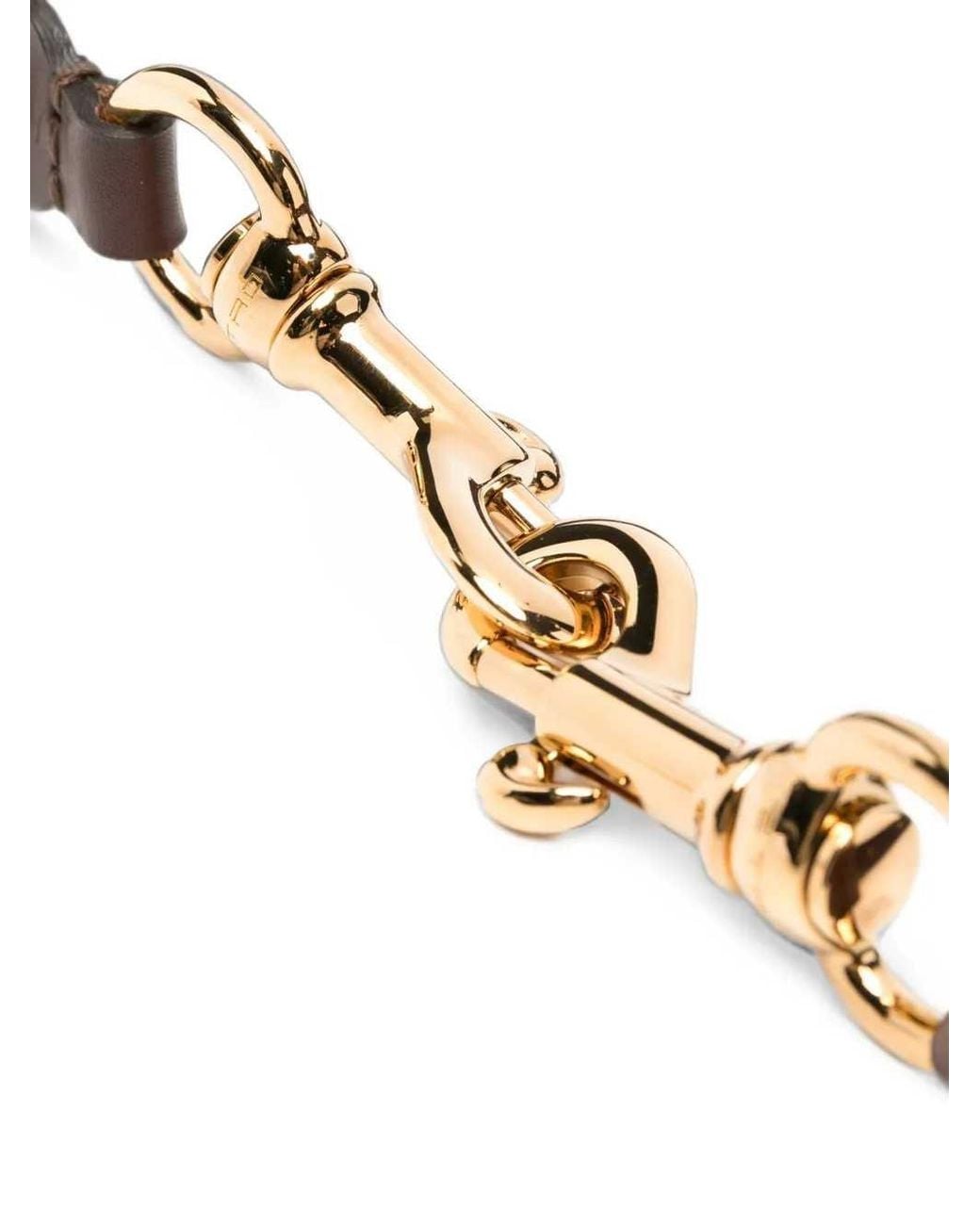 Etro White Stud-Embellished Belt