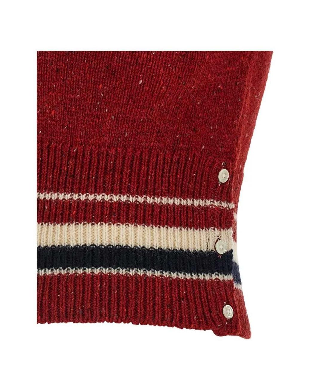 Thom Browne Red Hector Tank Top
