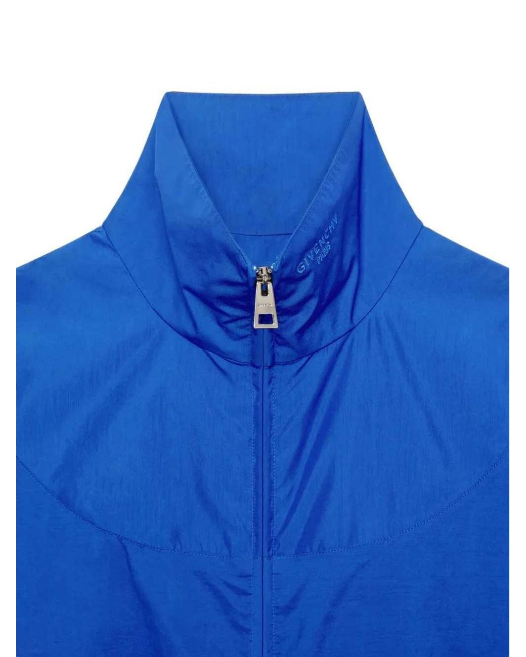 Givenchy Blue Technical Cotton Blouse