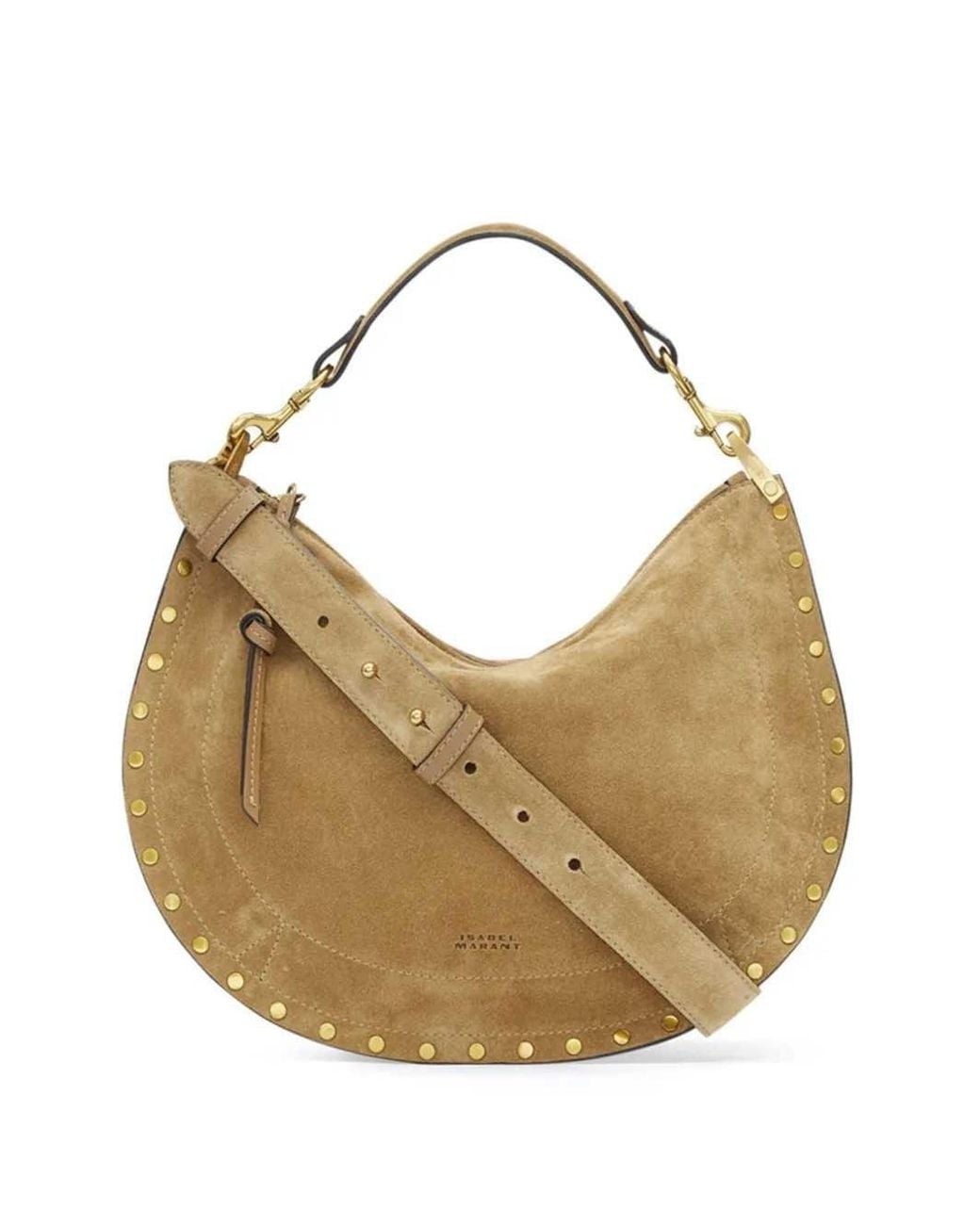 Isabel Marant White Oskan Soft Zip Bag