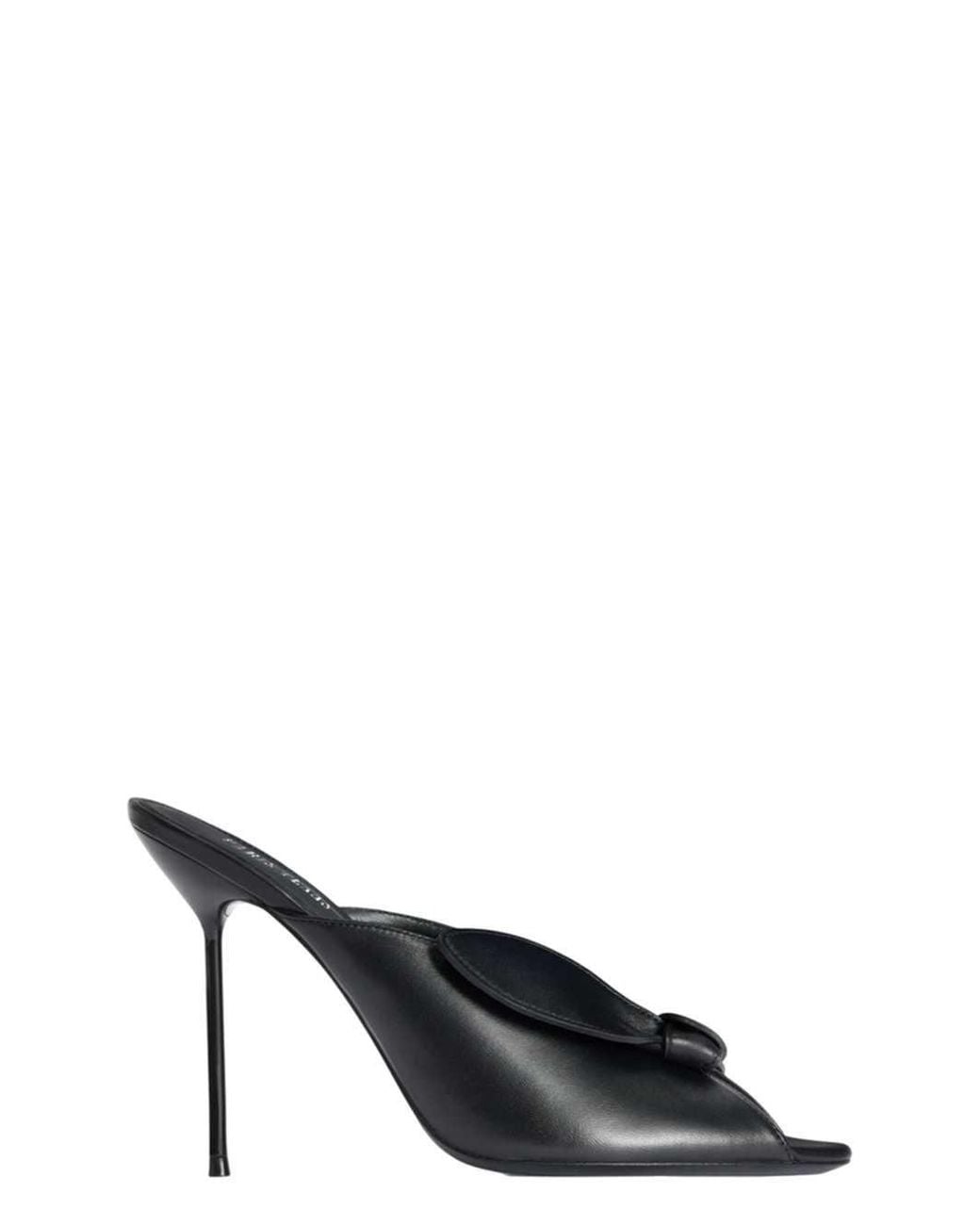 Paris Texas Black Lidia 105 Nappa Leather Bow