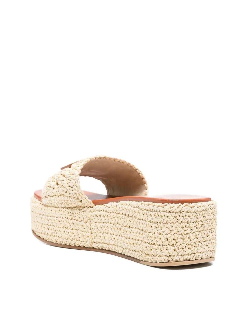 Versace Natural Logo Sandals