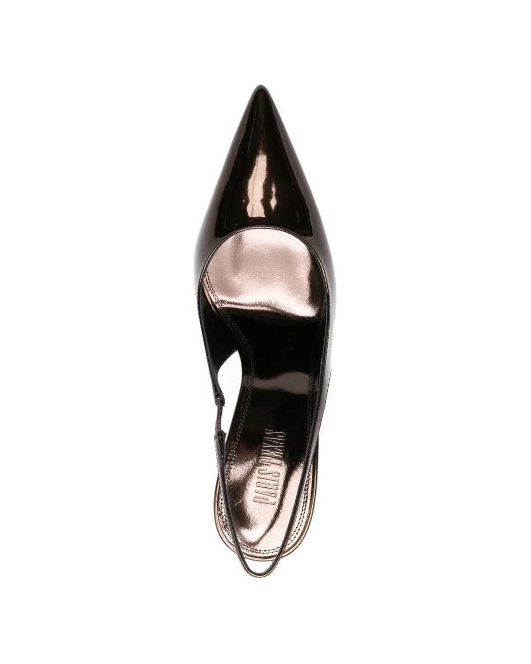 Paris Texas Black Lidia Slingback Pump