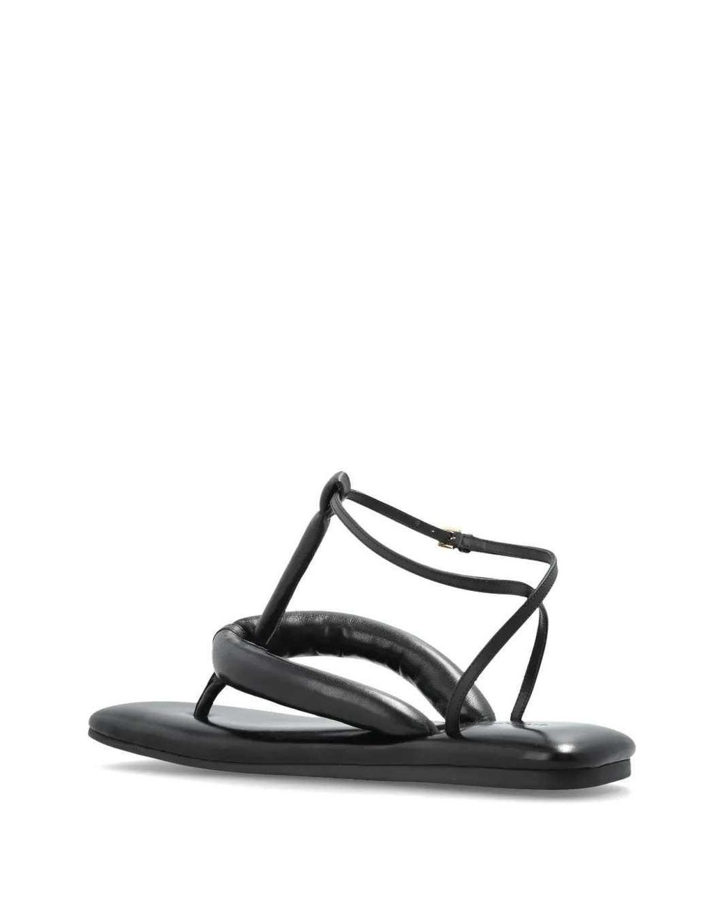 Givenchy Black Boudoir Flat Thong Sandals