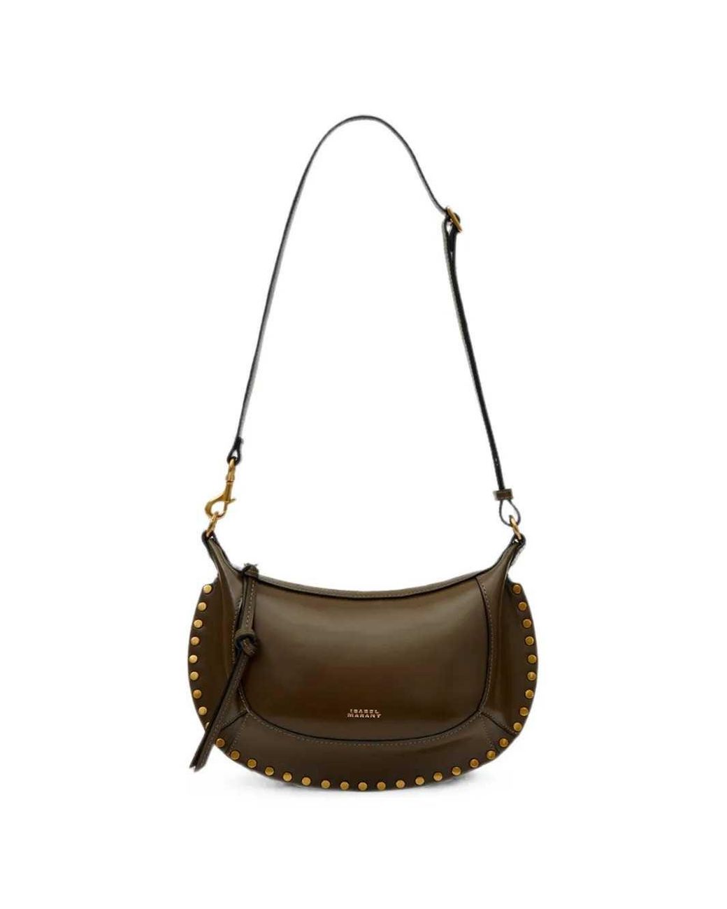Isabel Marant Brown Oskan Moon Bag