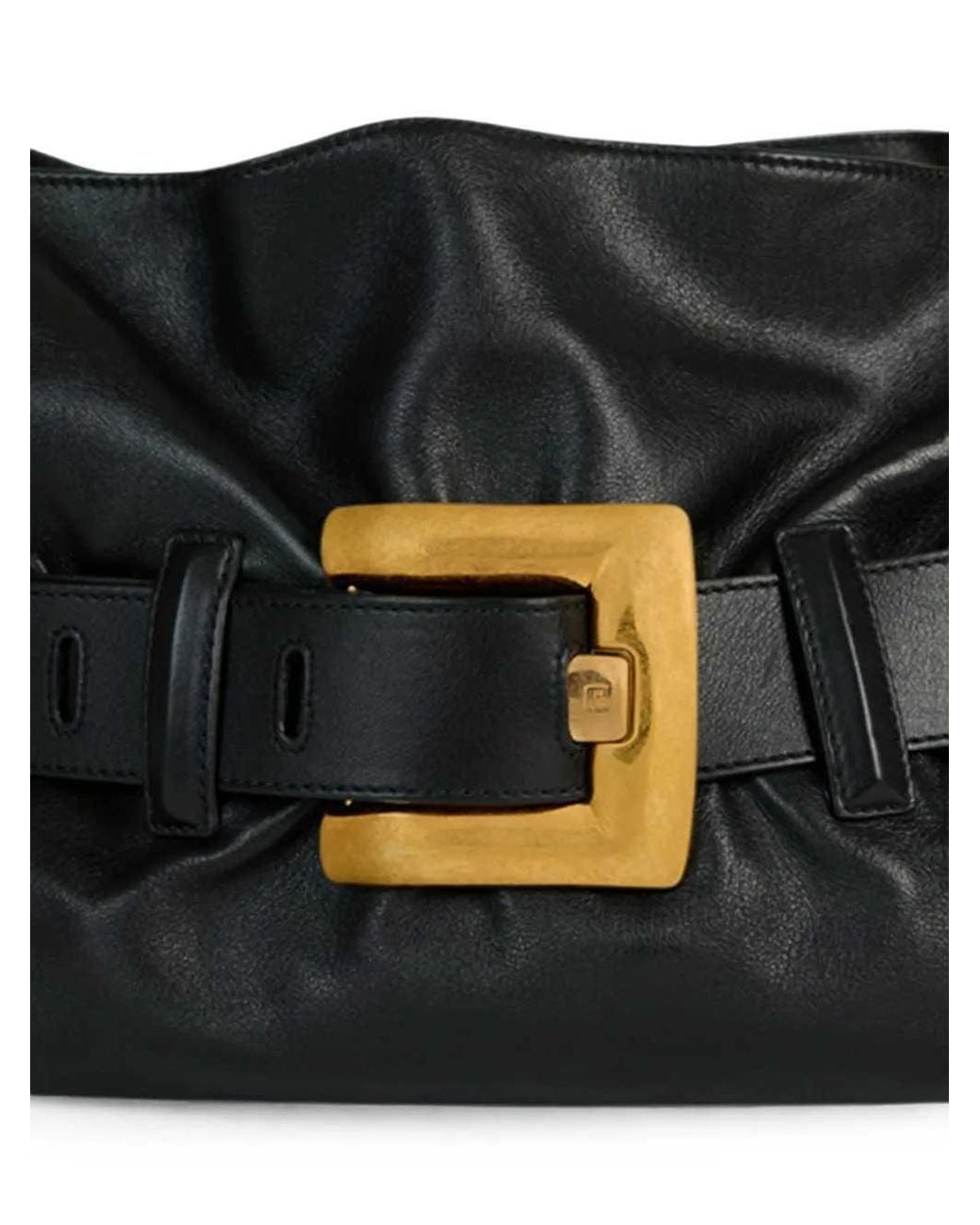 Balmain Black Medium Anthem Bag