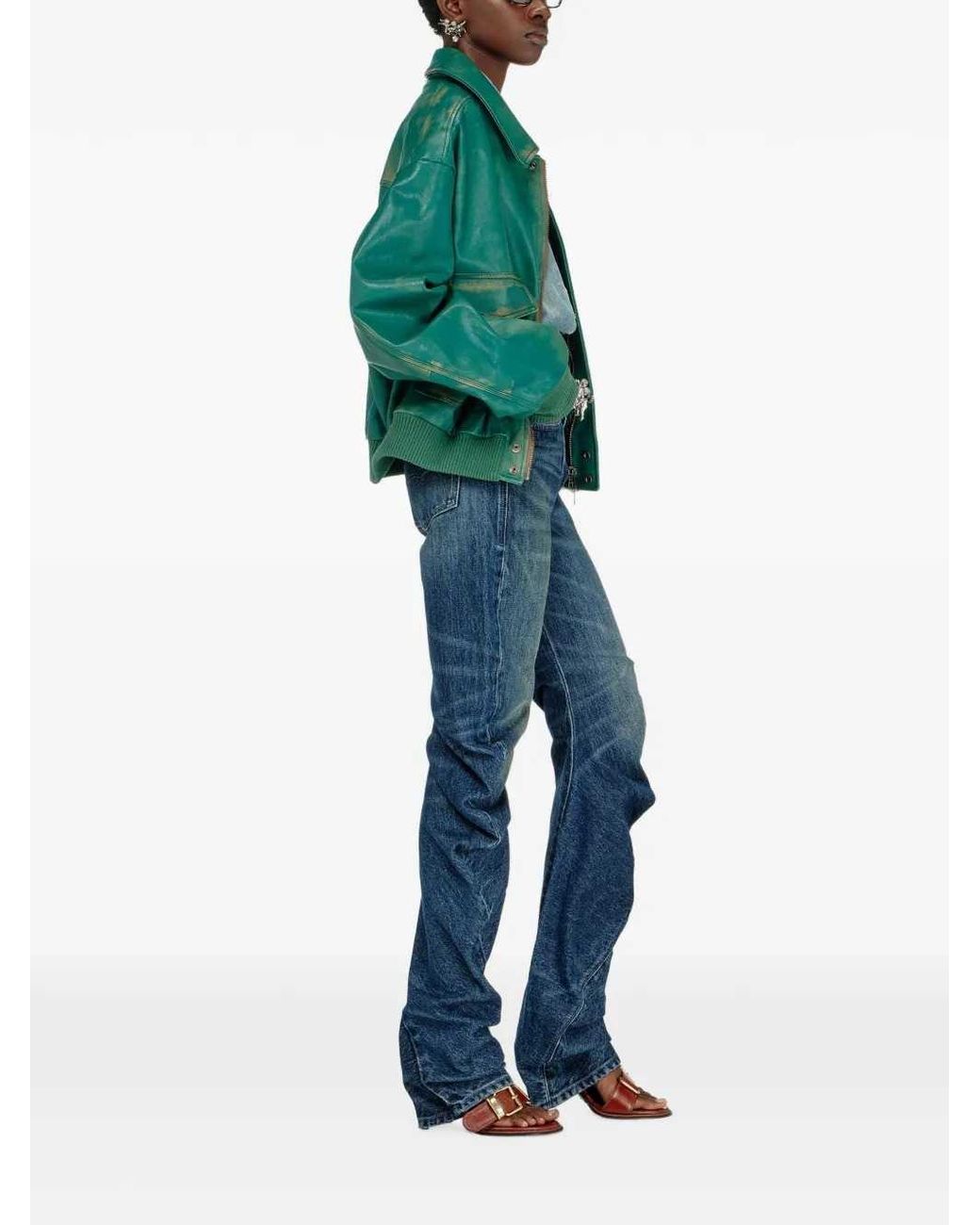 DIESEL Blue D-Twisty Tapered Jeans