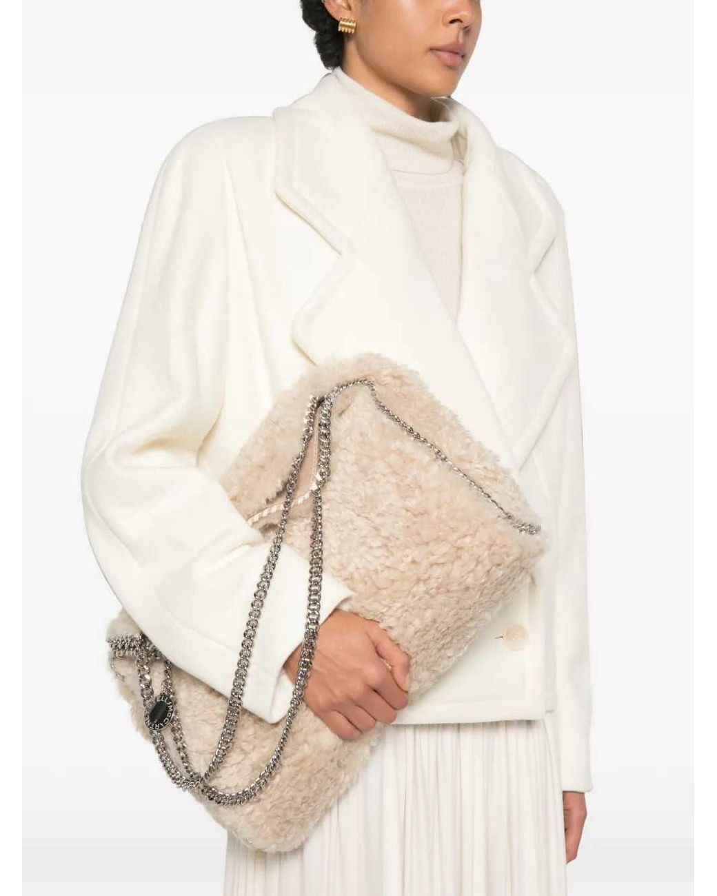 Stella McCartney Natural Falabella Chain Tote Bag