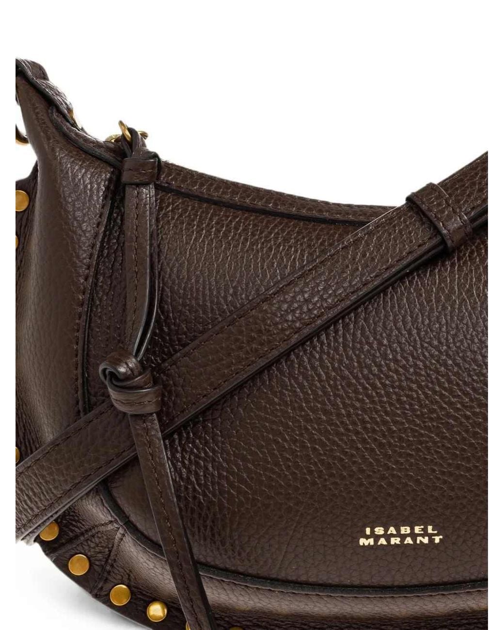 Isabel Marant Brown Oskan Moon Bag