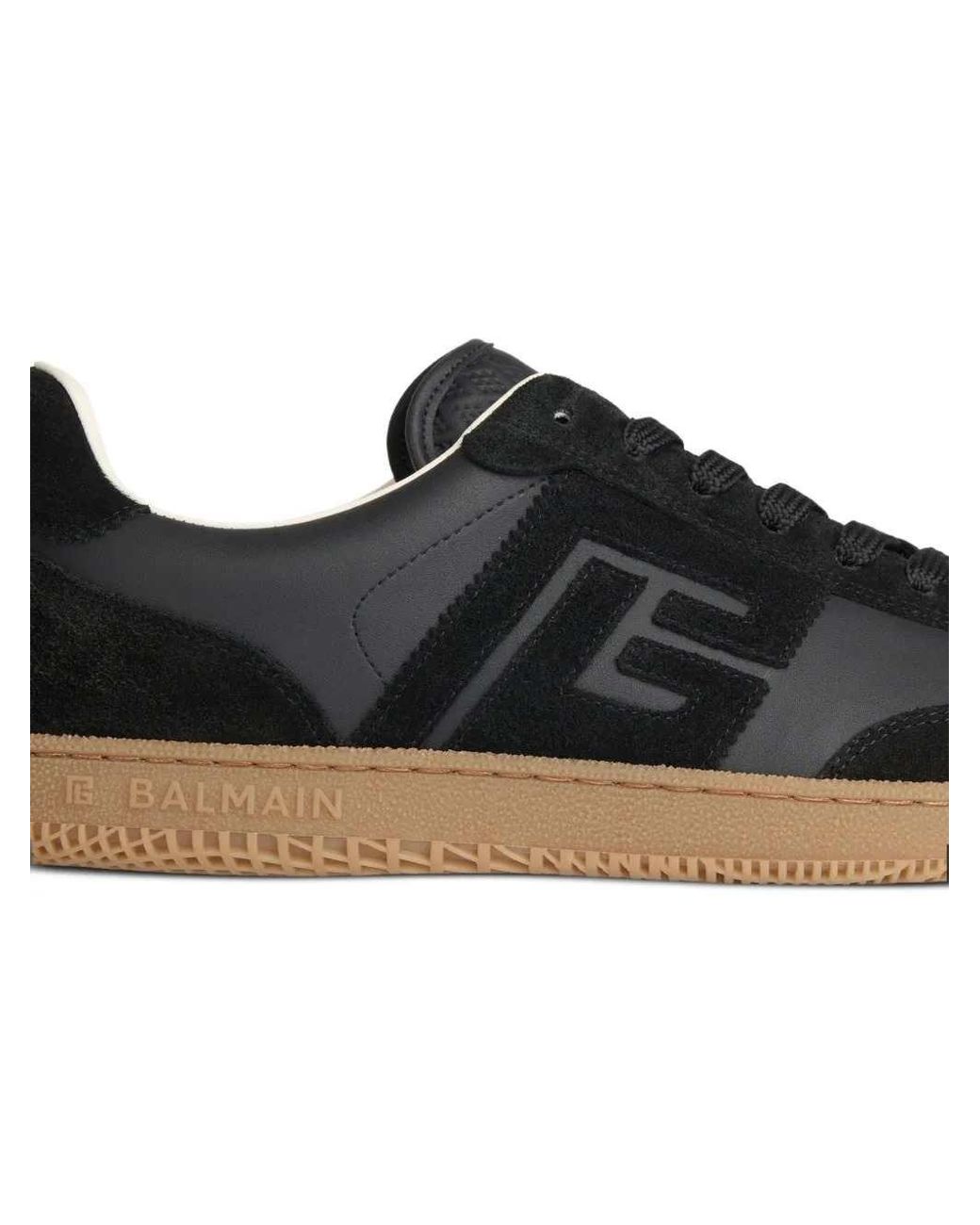 Balmain Black Swan Sneakers for men