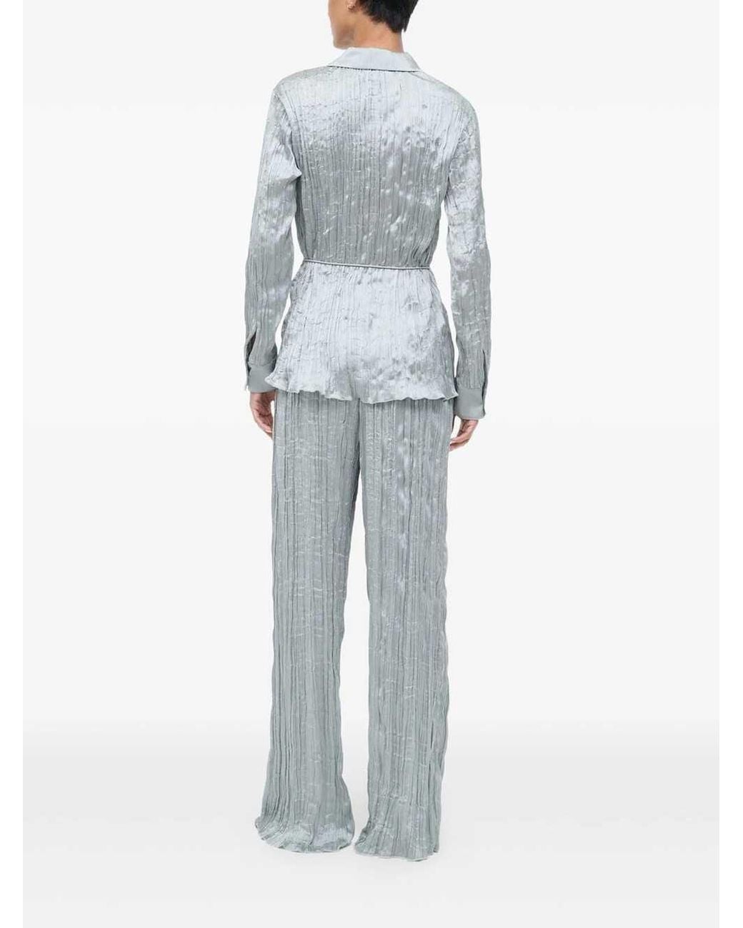 Staud Gray Drawstring Pants