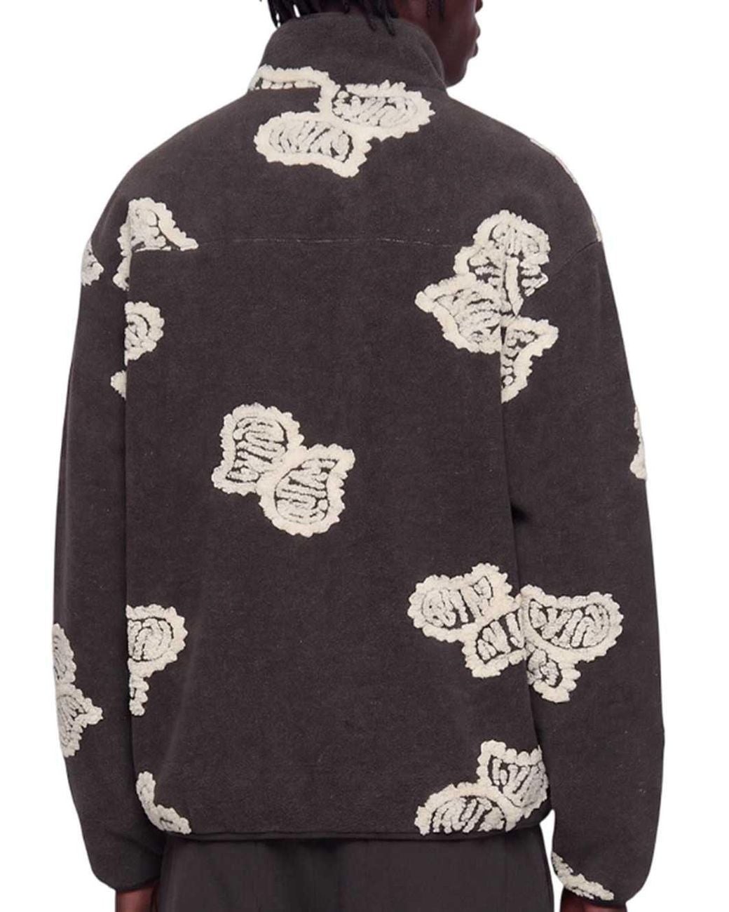 Autry Black Main Jacket 125J Jacquard Paisley for men