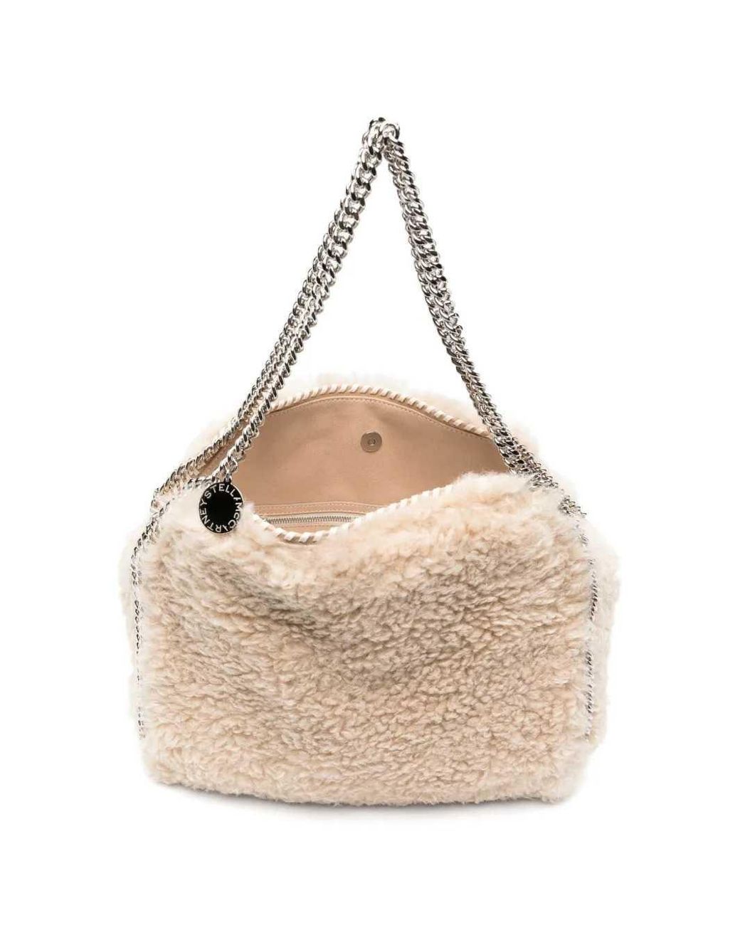 Stella McCartney Natural Falabella Chain Tote Bag