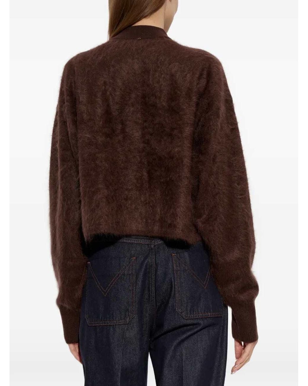 Sportmax Brown Galli Cashmere Cardigan