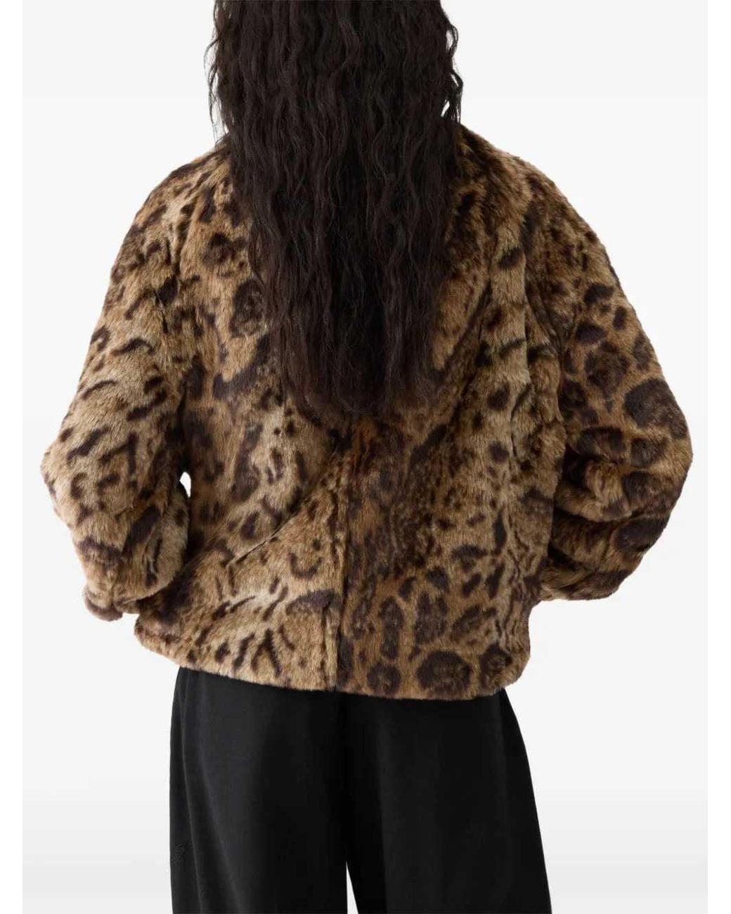 Jacquemus Brown Le Fernando Faux Fur Jacket
