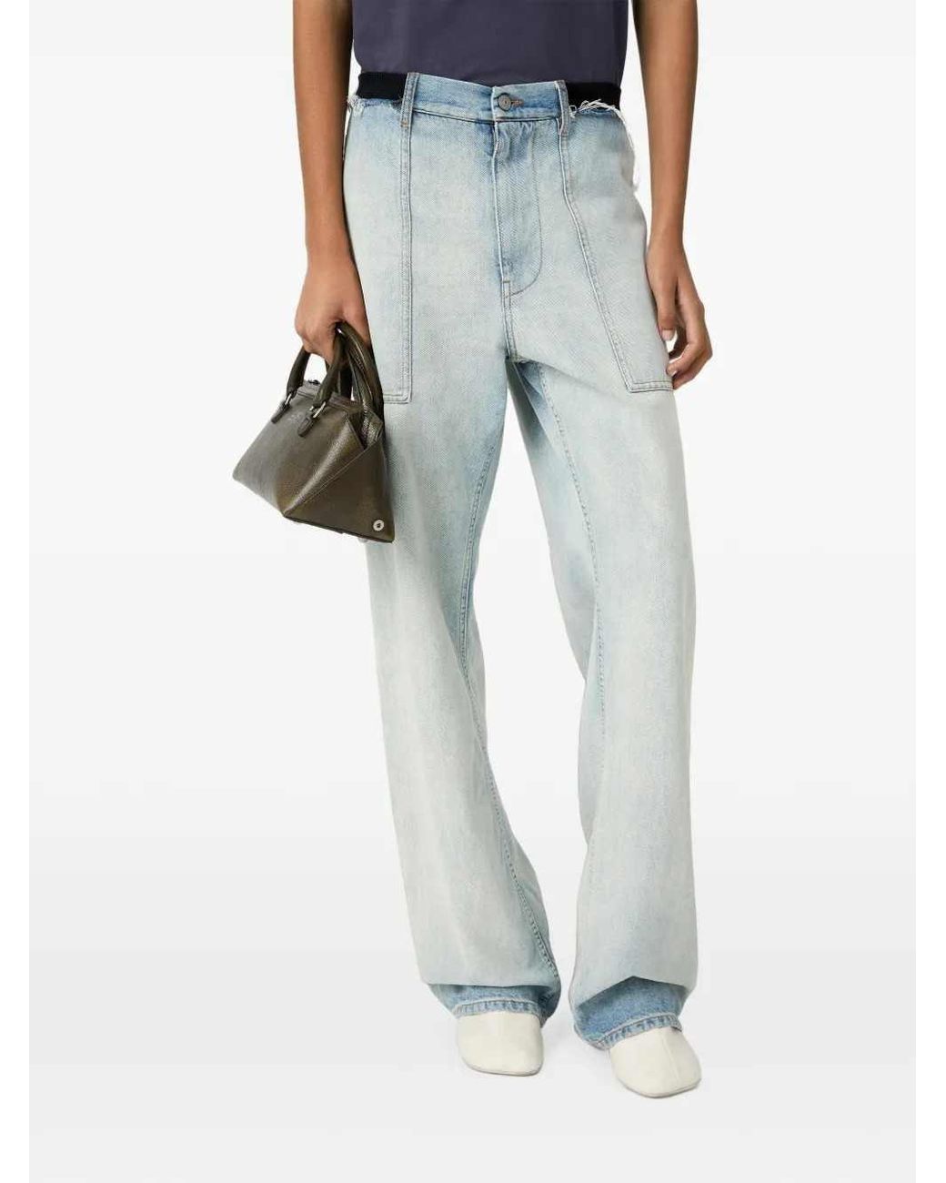 MM6 by Maison Margiela Blue Jeans With Belt Loops