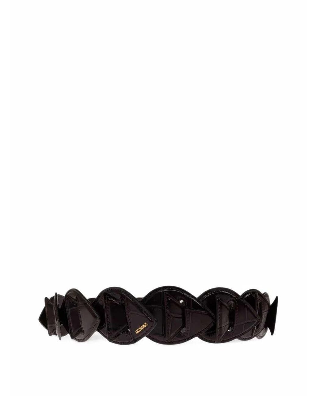 Jacquemus White Poisson Belt