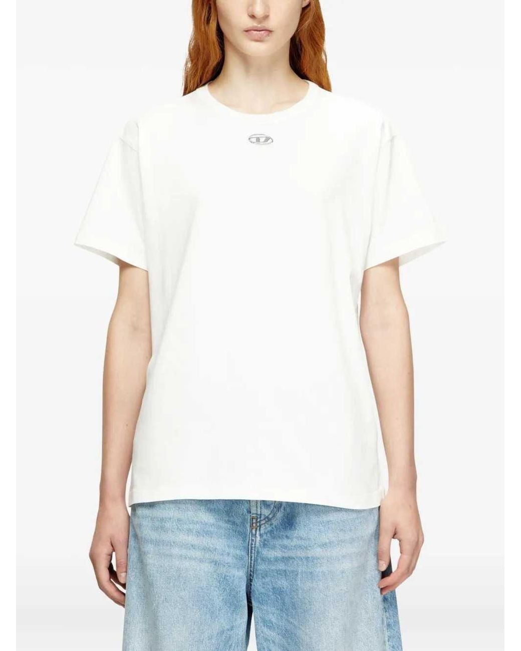 DIESEL White T-Normy-Od-S1 T-Shirt