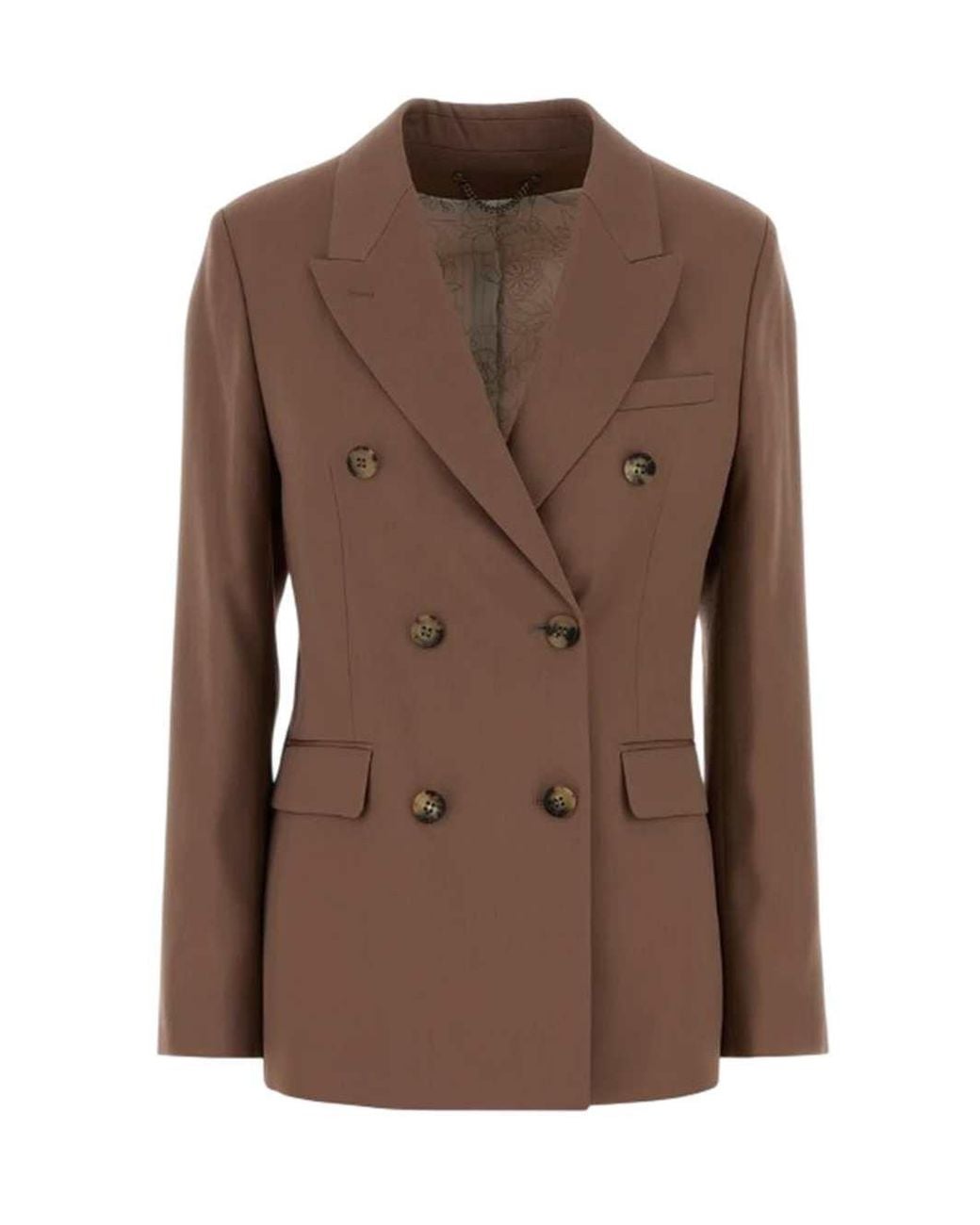 Golden Goose Deluxe Brand Brown Dusty Wool Jacket
