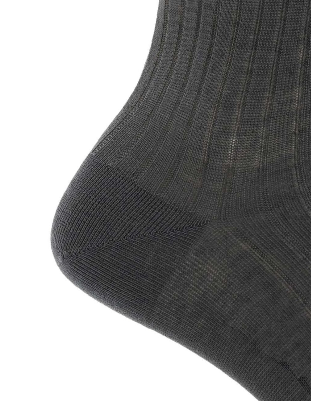 Marni Brown Cotton Socks With Contrasting Cuffs for men