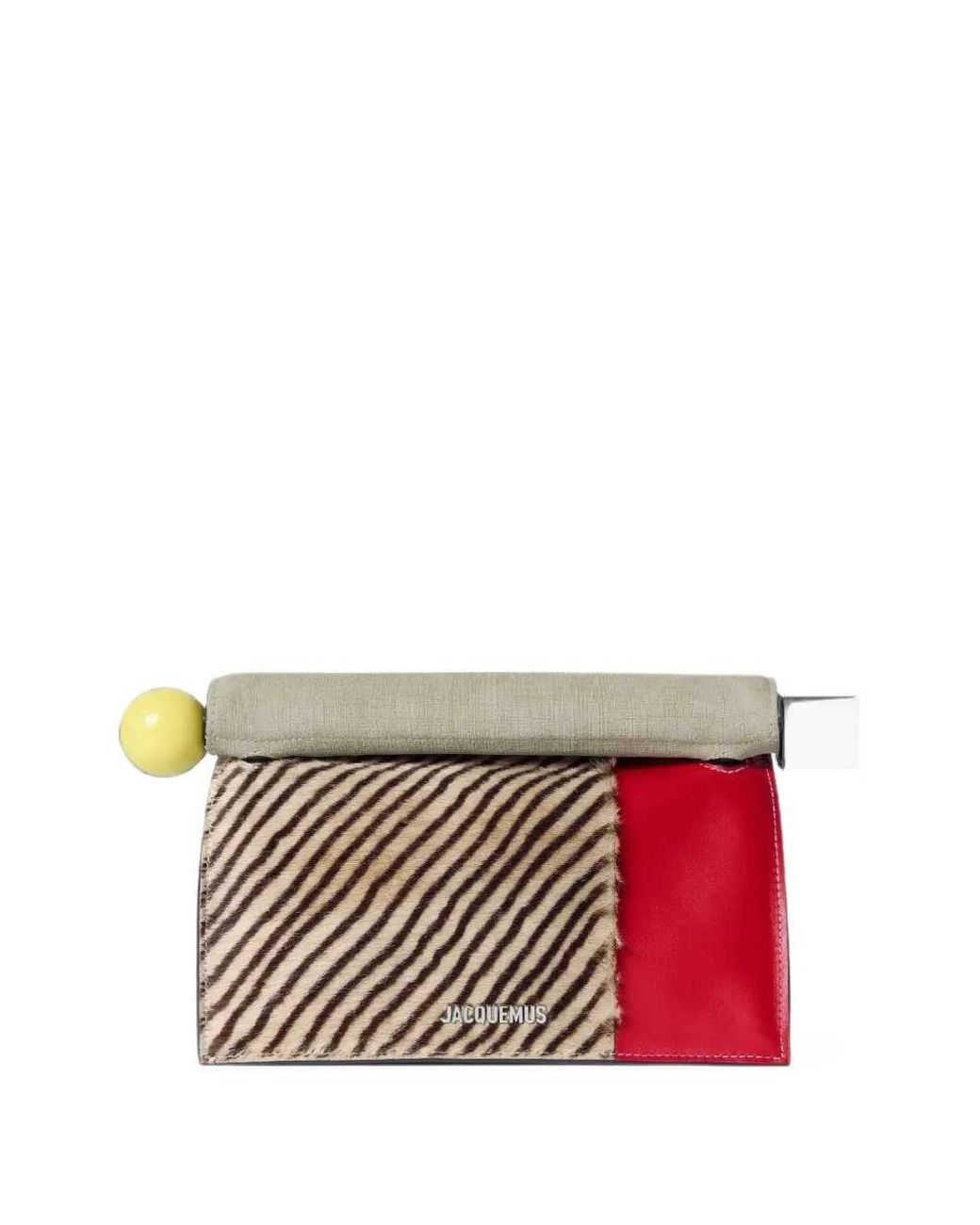 Jacquemus White The Rond Carré Clutch