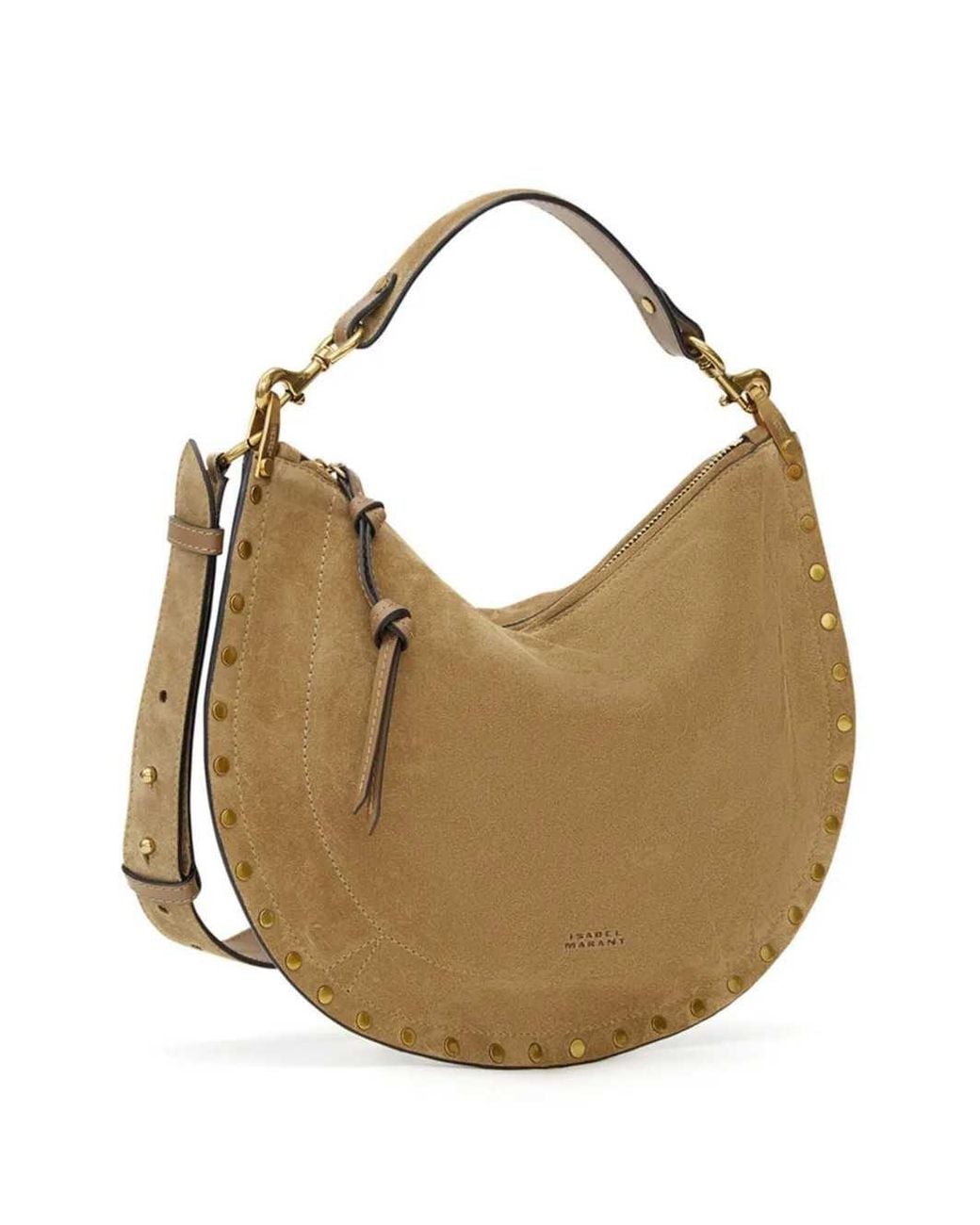 Isabel Marant White Oskan Soft Zip Bag