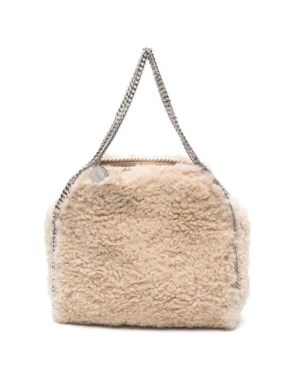 Stella McCartney Natural Falabella Chain Tote Bag