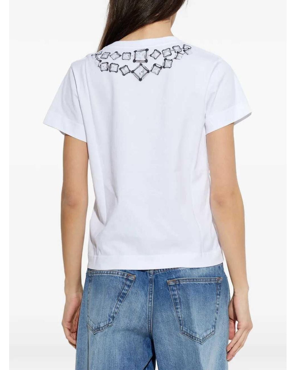 Givenchy White Printed T-Shirt