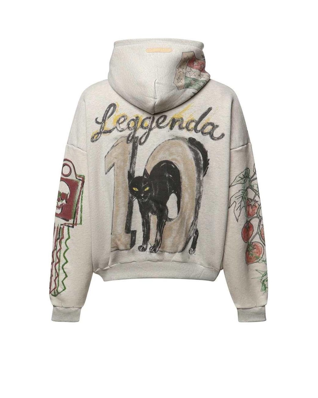 PDF White Mi Pirate Cotton Sweatshirt for men