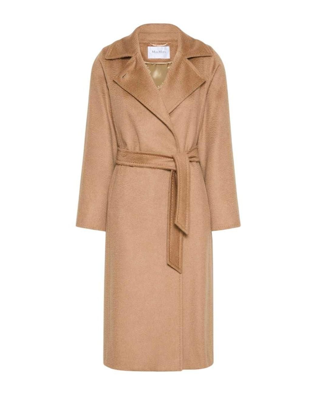Max Mara Natural Manuela Belted Coat