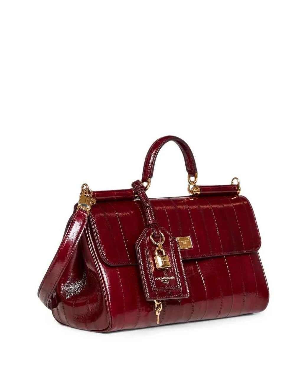 Dolce & Gabbana Red Anguilla Handbag
