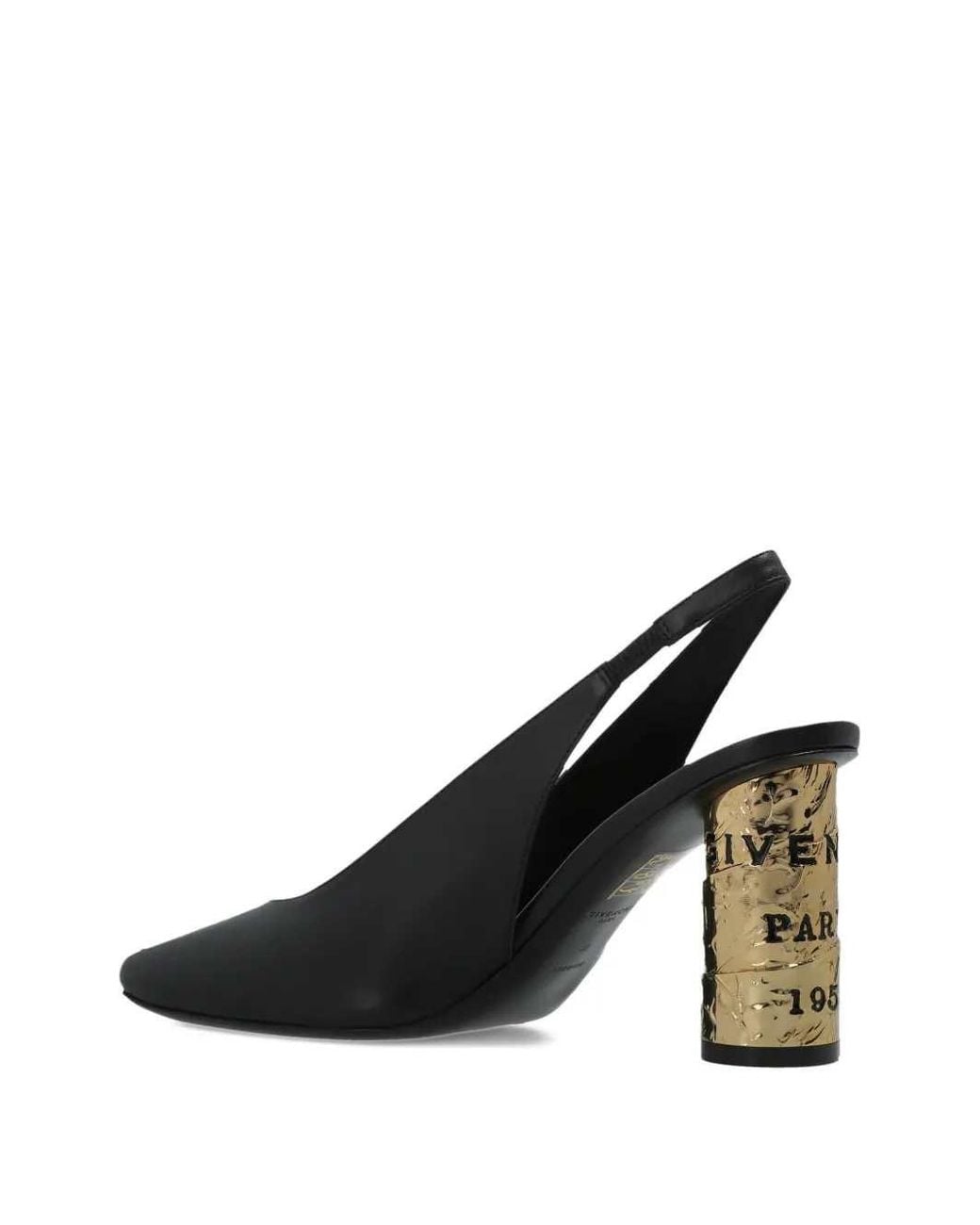 Givenchy Black Square-Toe Pumps
