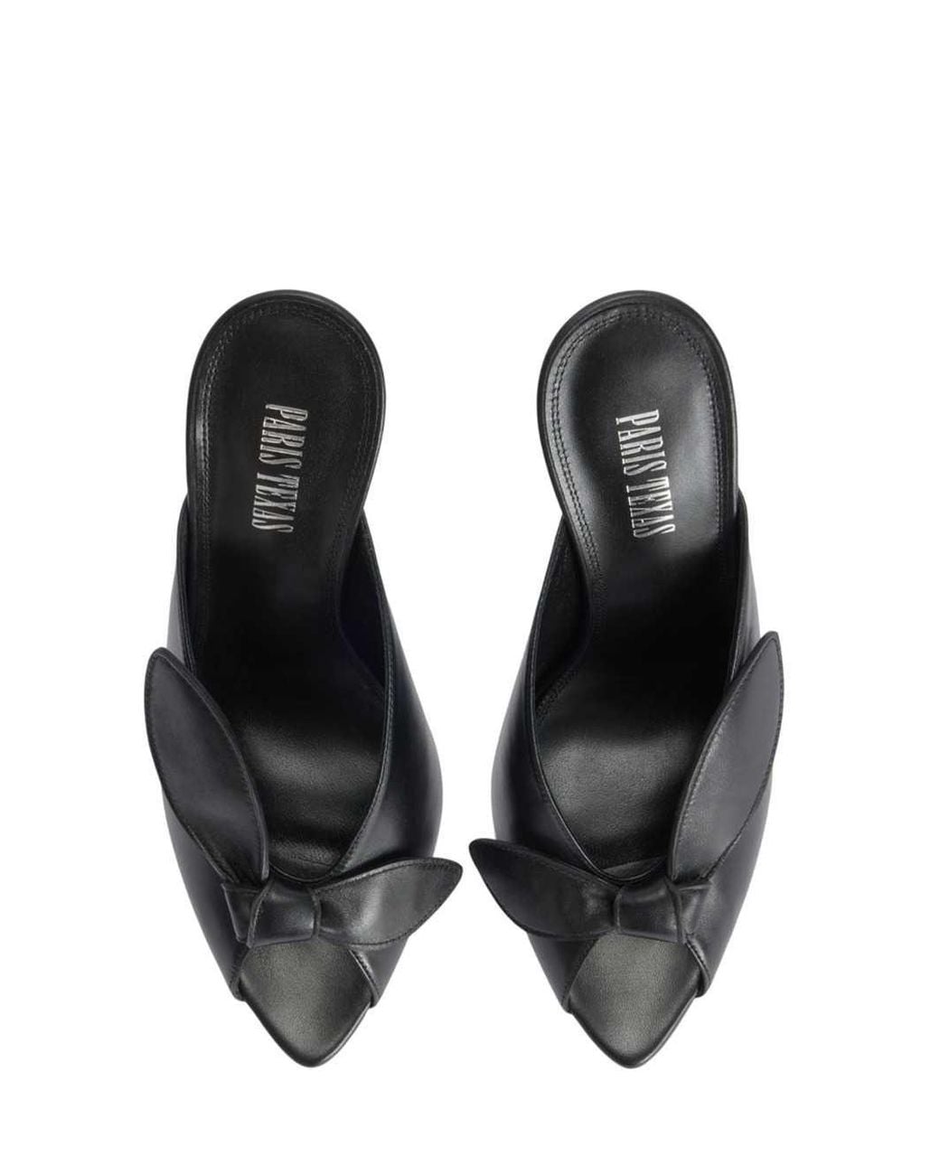 Paris Texas Black Lidia 105 Nappa Leather Bow