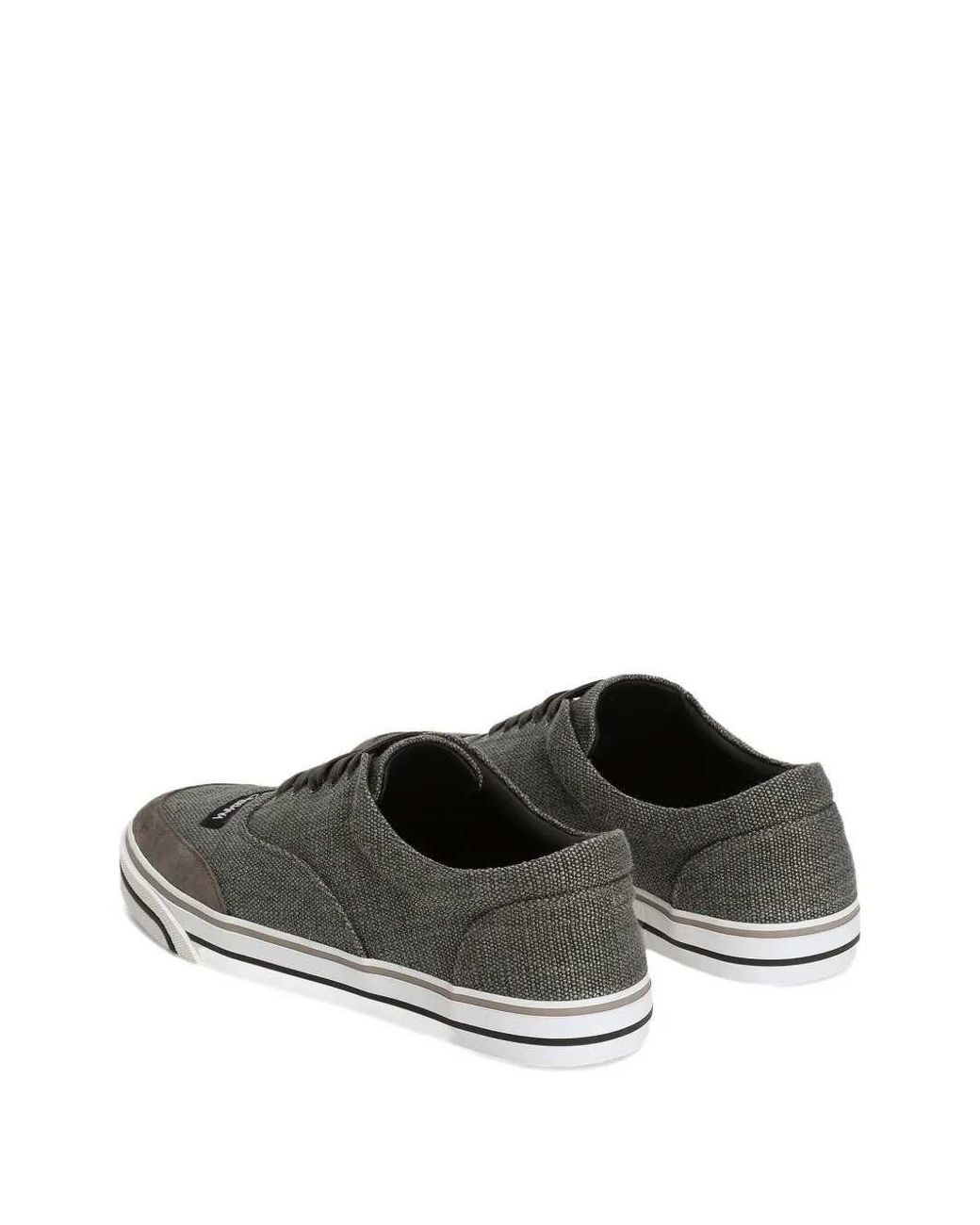 Dolce & Gabbana Gray Dg Sailing Linen Sneakers for men