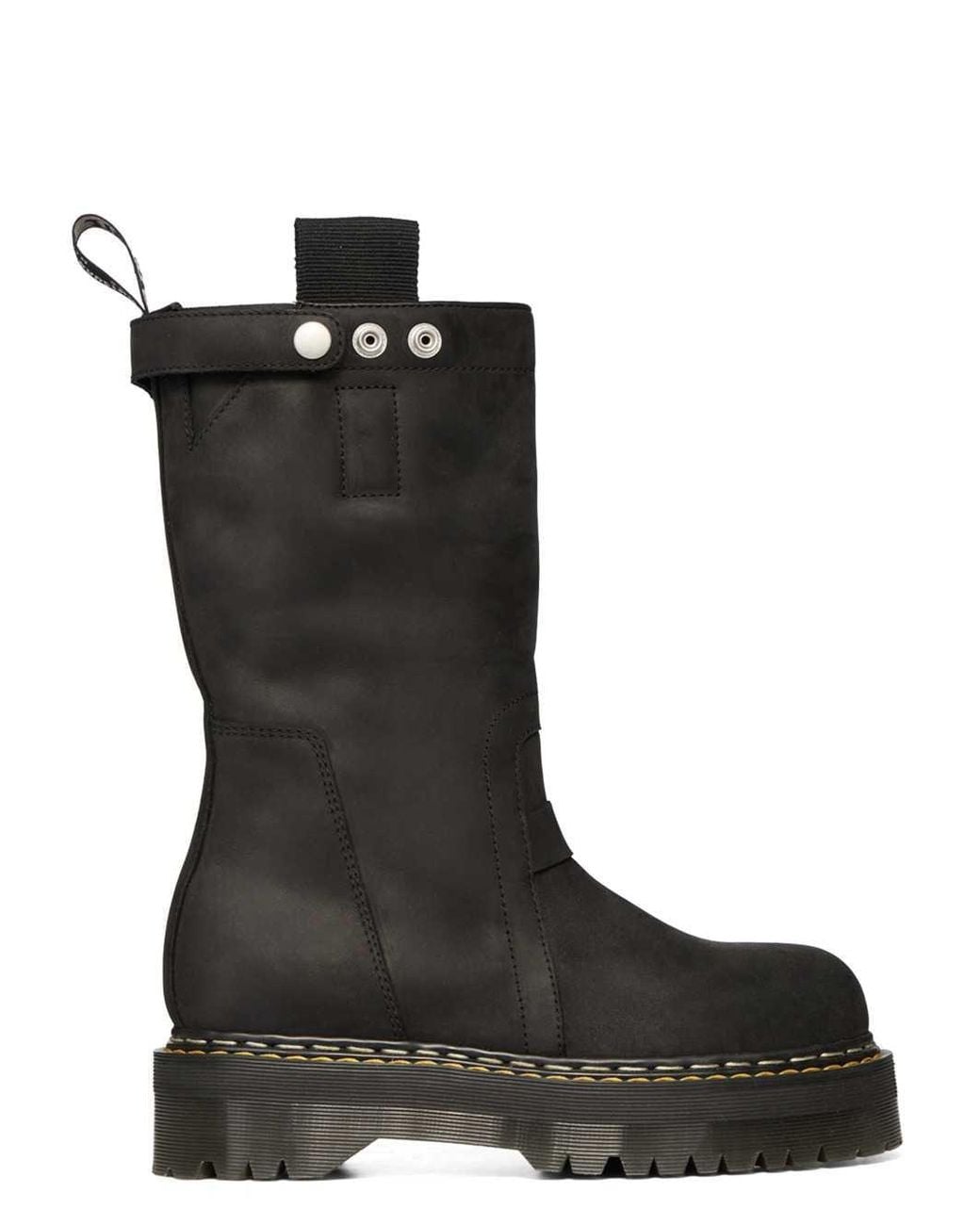 Dr. Martens Black Fw26 Quad Sole Pull