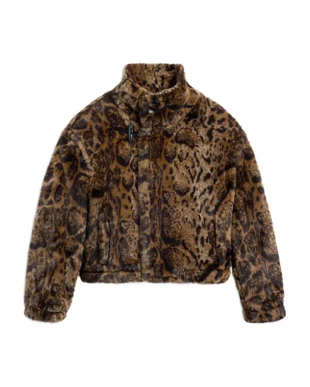 Jacquemus Brown Le Fernando Faux Fur Jacket