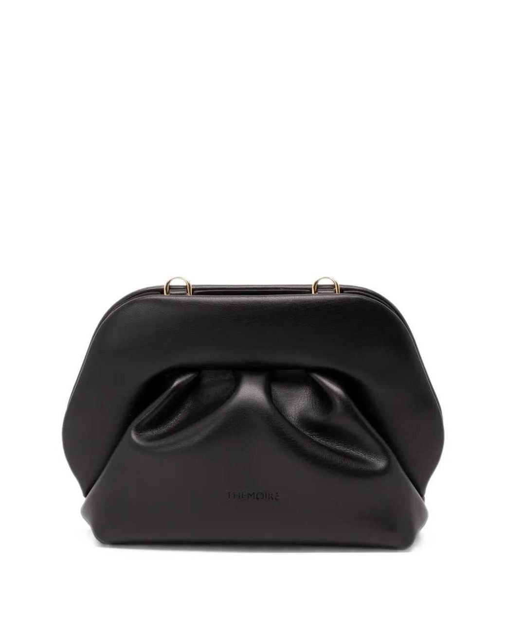 THEMOIRÈ Black Small Bios Vegan Fabric Clutch