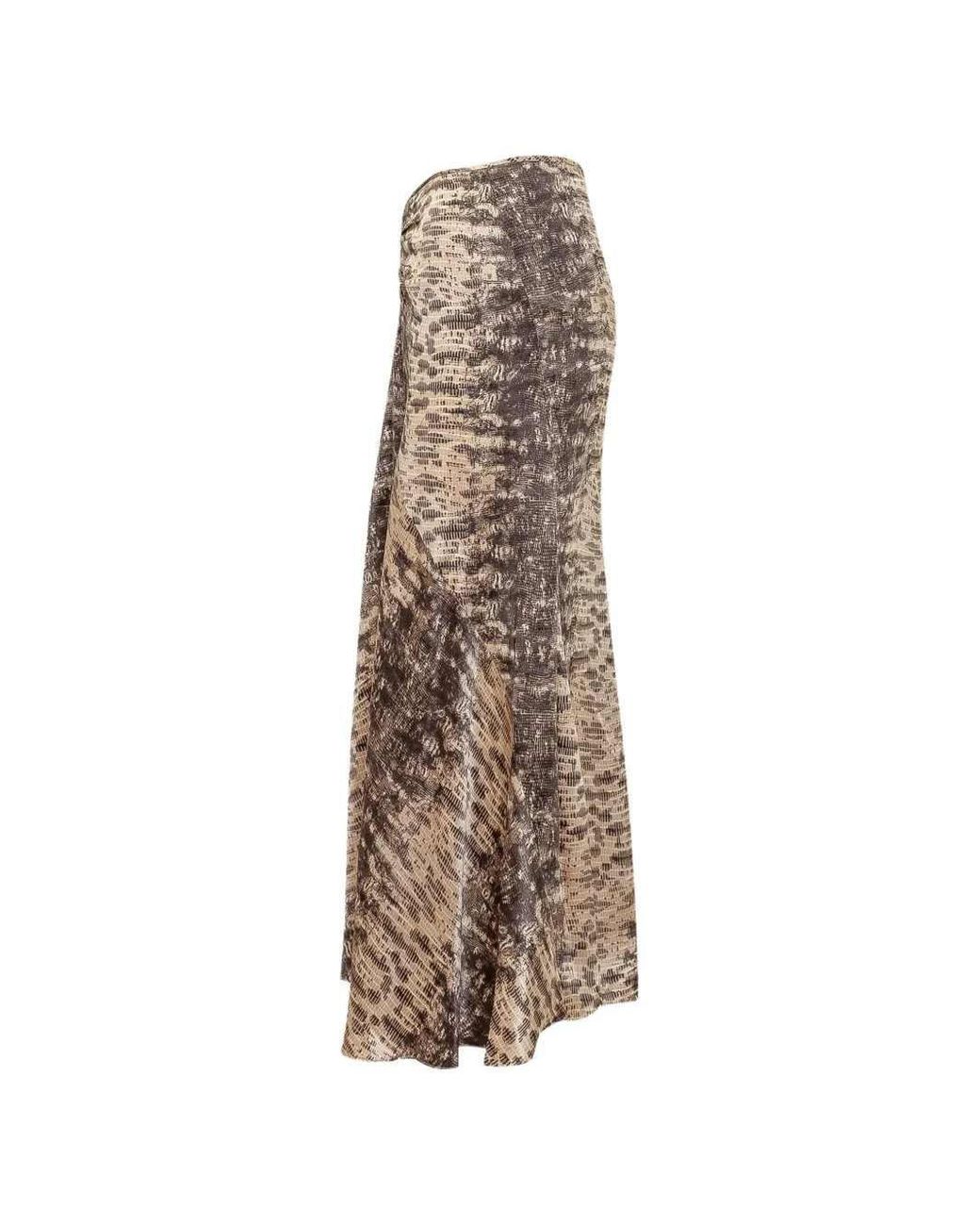 Isabel Marant Natural Marant Laren Silk Skirt