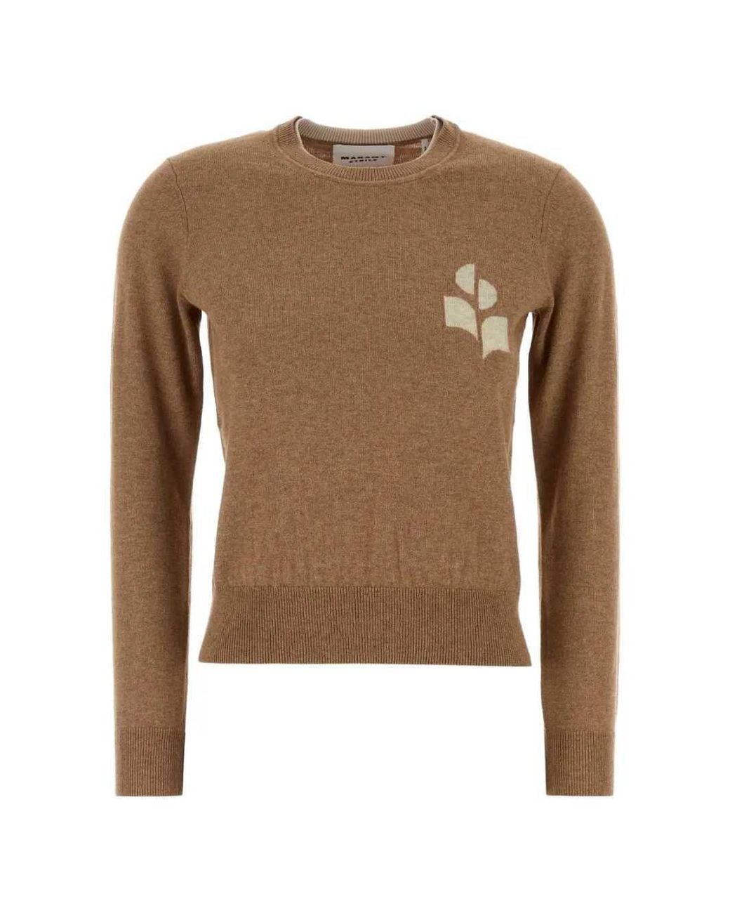 Isabel Marant Brown Sweater With Graphic Details