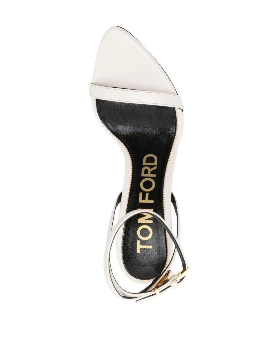 Tom Ford White 85Mm Sandals