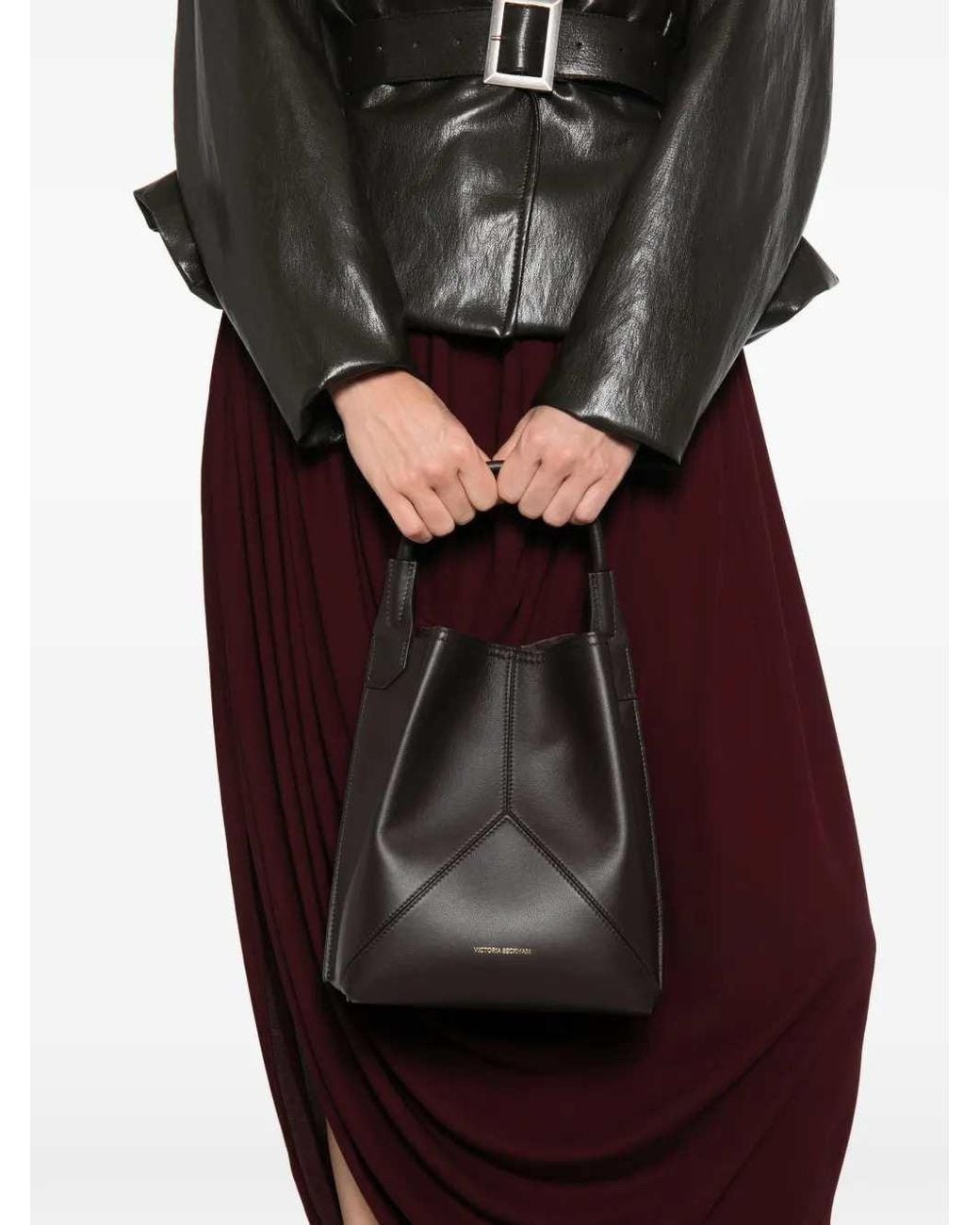 Victoria Beckham Black Victoria Bucket Bag