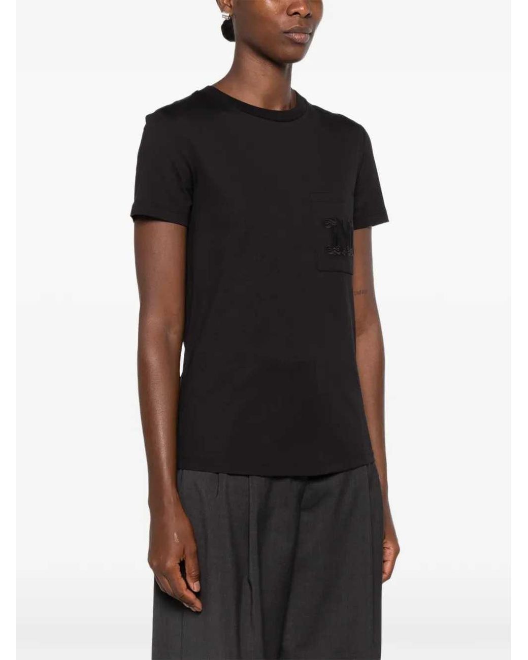 Max Mara Black Papaia T-Shirt