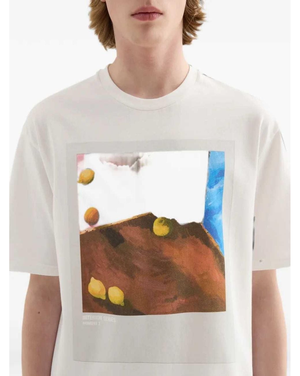 Jil Sander White Cotton Crew-Neck T-Shirt for men