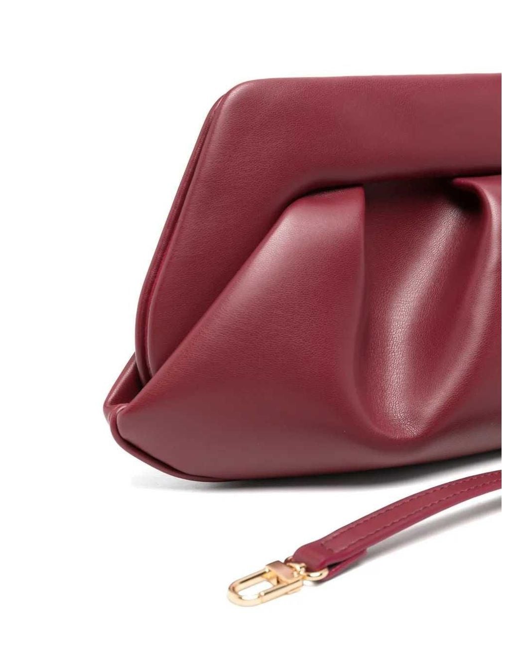 THEMOIRÈ Purple Bios Shoulder Bag With Ruffles