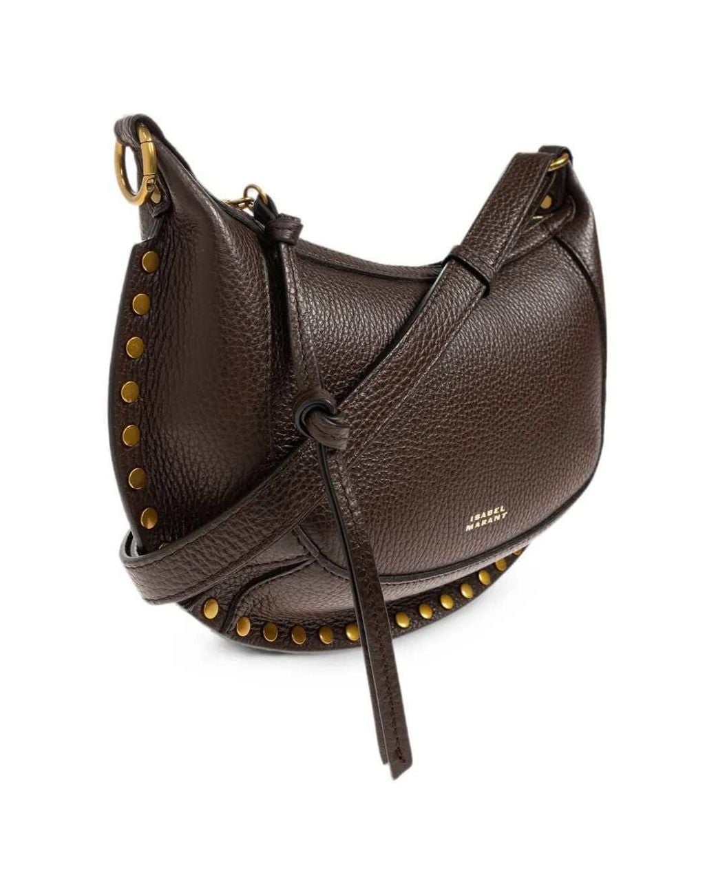 Isabel Marant Brown Oskan Moon Bag