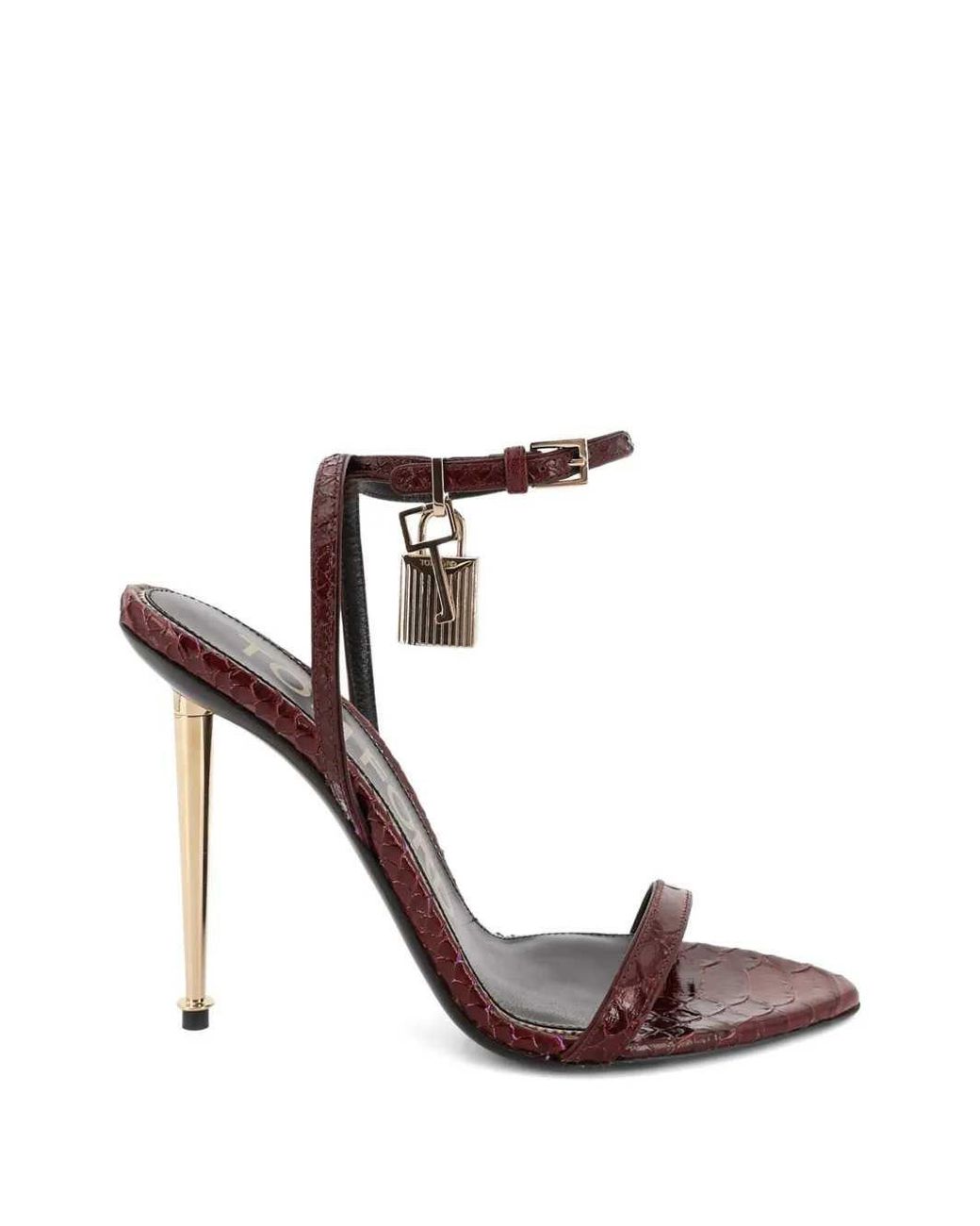 Tom Ford White Stiletto-Heeled Sandals